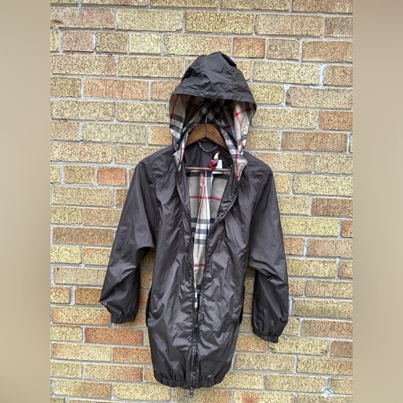 Vintage Burberry London Nylon Novacheck Jacket Medium Brown - Picture 2 of 16